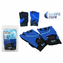 Gants d'Entraînement LongFit Sport Longfit sport Bleu/Noir