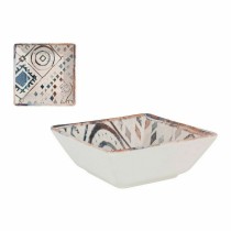 Bowl La Mediterránea Grecia Porcelain Blue Brown 13 x 13 x 5 cm (28 Units)