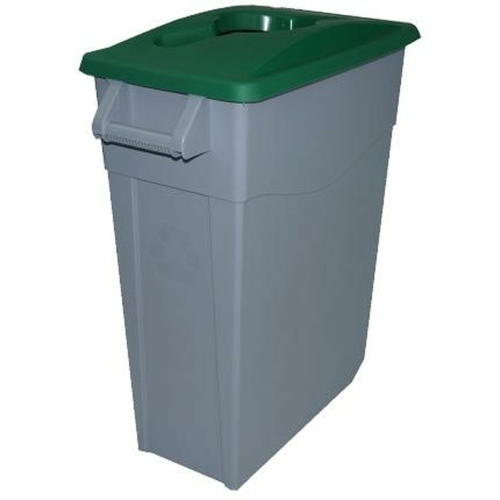 Poubelle recyclage Denox Vert 65 L (2 Unités)