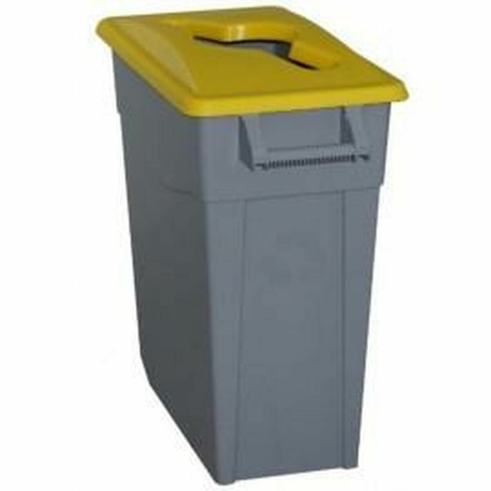 Poubelle recyclage Denox Jaune 65 L (2 Unités)