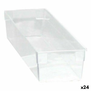 Boîte Multiusage Modulaire Transparent 22,5 x 8 x 5,3 cm (24 Unités)