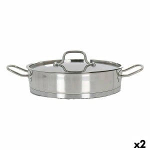 Casserole with glass lid Quttin 5,3 L (2 Units)