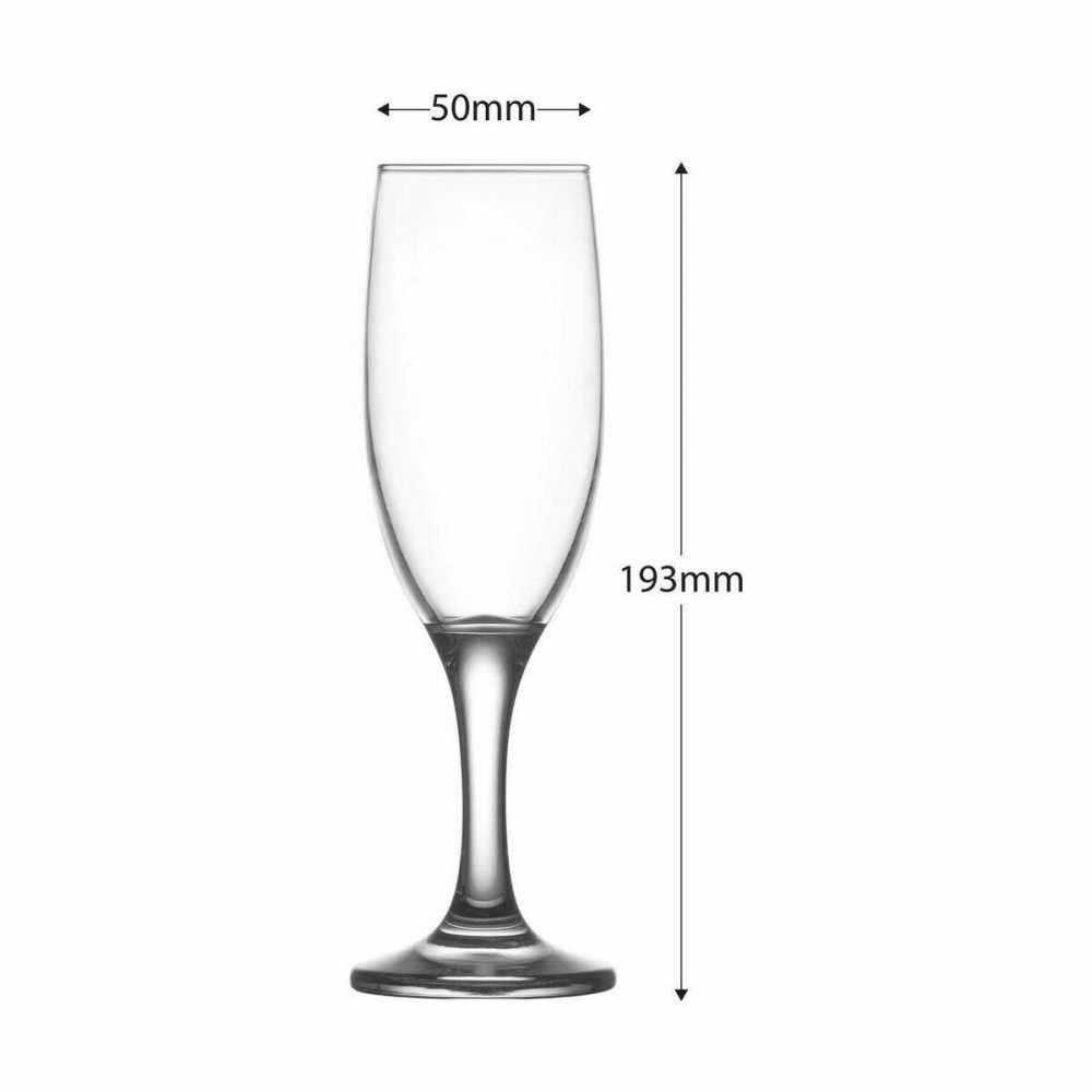 Champagne glass Inde Misket Set 190 ml (4 Units)