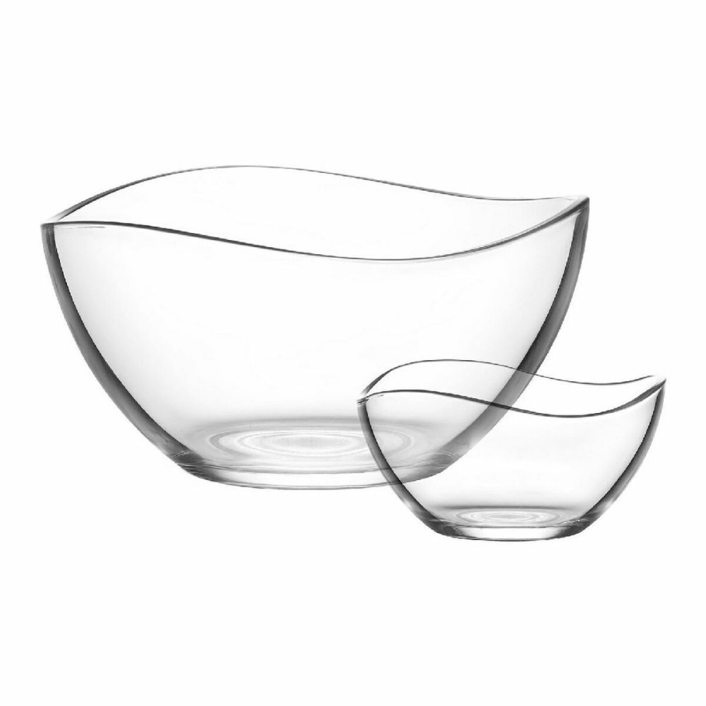 Salad Bowl LAV 1226 Crystal 310 ml 1,88 L Salad Bowl 7 Pieces (2 Units)