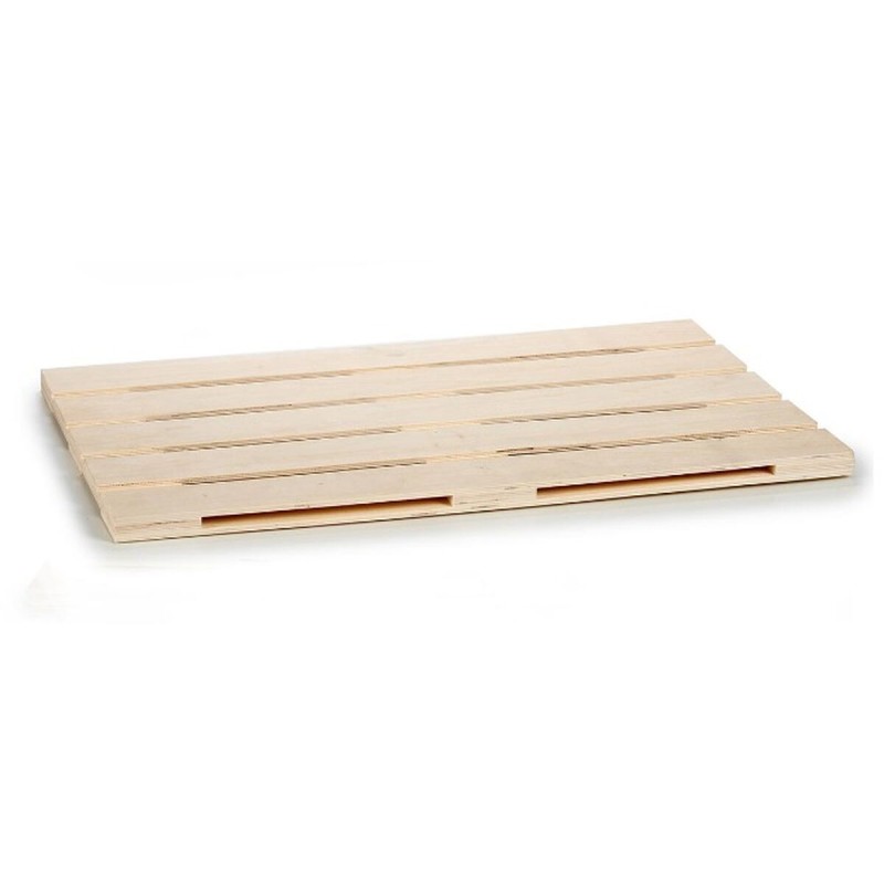 Tablett für Snacks Braun Holz 40 x 2 x 60 cm (12 Stück)