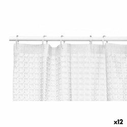 Shower Curtain Berilo SC-EVA Transparent Polyethylene EVA 180 x 180 cm Frames (12 Units)