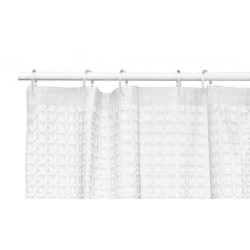 Shower Curtain Berilo SC-EVA Transparent Polyethylene EVA 180 x 180 cm Frames (12 Units)