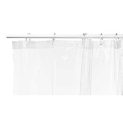 Rideau de Douche Berilo SC-MIX-01-TRANSP Transparent Polyéthylène EVA 180 x 180 cm (12 Unités)