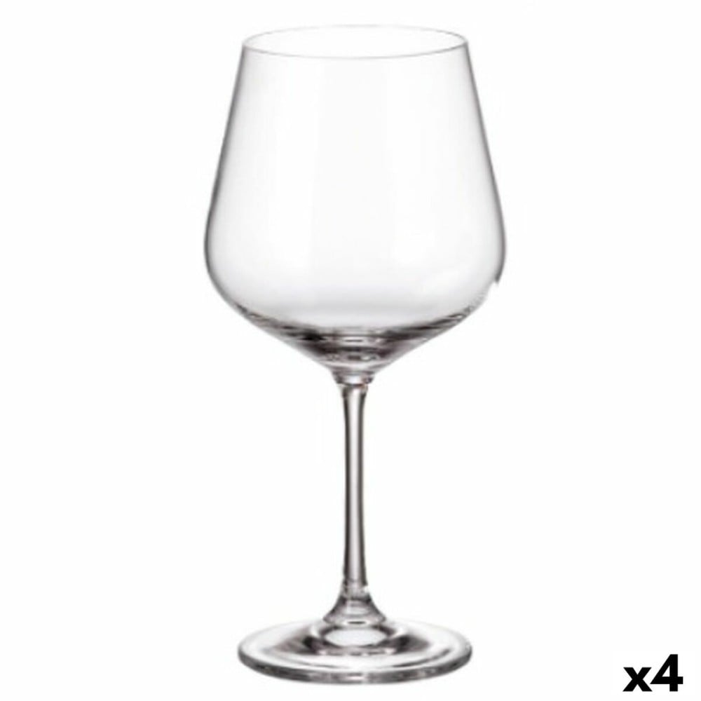 Set of cups Bohemia Crystal Sira 600 ml (6 Units) (4 Units)