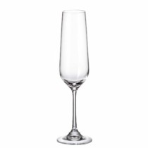 Set of cups Bohemia Crystal Sira champagne 200 ml 6 Units 4 Units