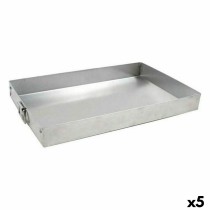 Moule rectangulaire VR Argenté Aluminium 30 x 19 x 3,5 cm (5 Unités)