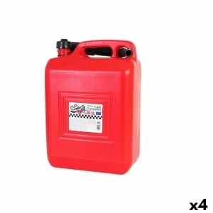 Réservoir de carburant avec entonnoir Continental Self Rouge 10 L (4 Unités)