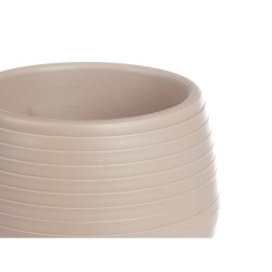 Set of pots Taupe Plastic 8 x 8 x 7 cm (8 Units)