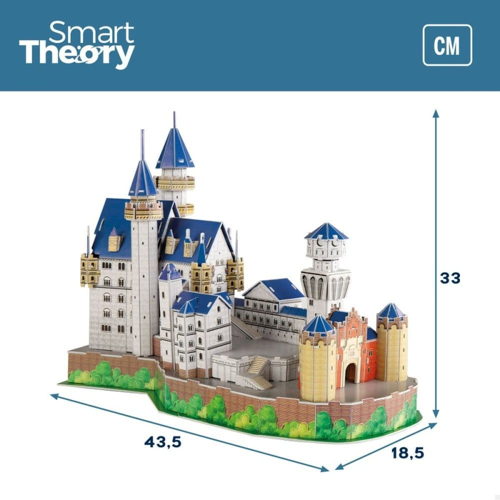 3D Puzzle Colorbaby New Swan Castle 95 Stücke 43,5 x 33 x 18,5 cm (6 Stück)