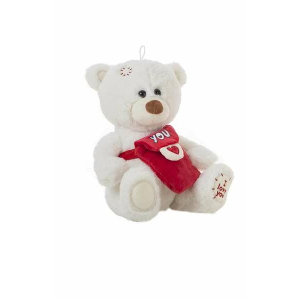 Jouet Peluche Ours 25 cm Blanc