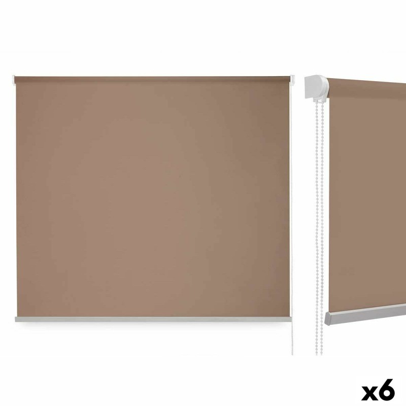 Rollo 120 x 180 cm Beige Stoff Kunststoff (6 Stück)