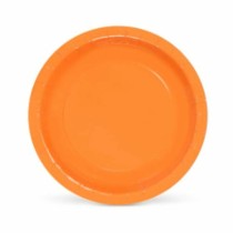 Plate set Algon Disposable Cardboard Orange (36 Units)