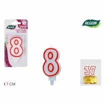 Candle Set Algon Red (36 Units)