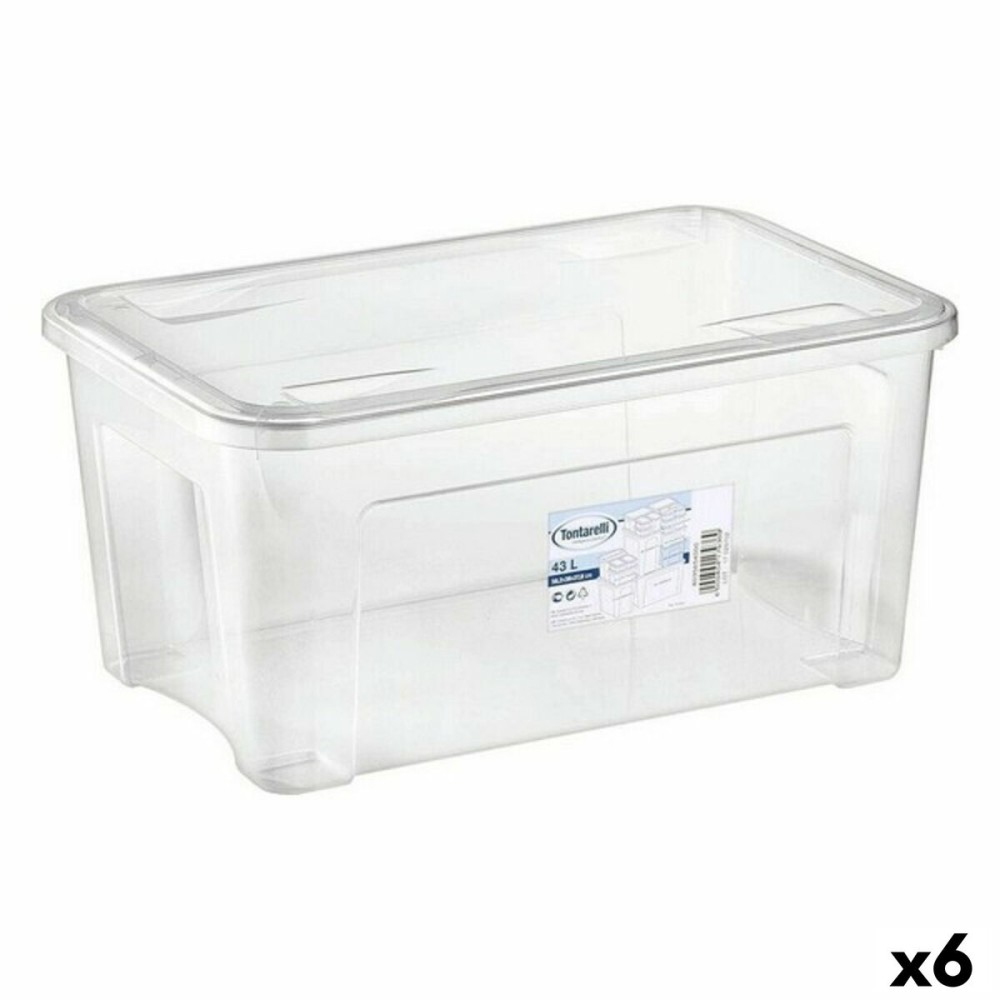 Storage Box with Lid Combi Tontarelli Combi (59 x 39 x 28 cm) 59 x 39 x 28 cm (6 Units)