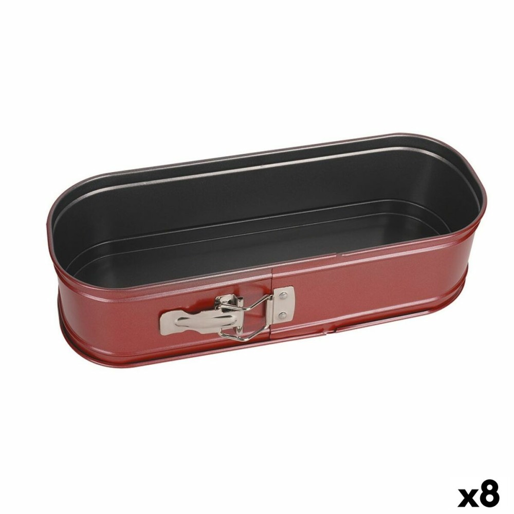 Springform Pan Quttin 31 x 12 x 8 cm Rectangular (8 Units)