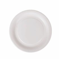 Plate set Algon Disposable White Cardboard 23 cm (36 Units)