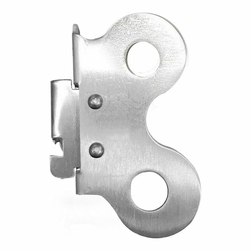 Ouvre-boîte Acier Argenté 7,3 x 4,6 cm 1,5 mm (12 Unités)