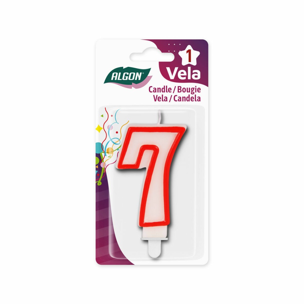 Ensemble de Bougies Algon Rouge (36 Unités)