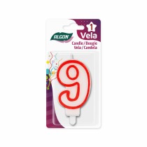 Candle Set Algon Red (36 Units)
