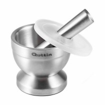 Mortar and pestle Quttin Stainless steel Steel 9,8 x 8,2 cm Non-slip (6 Units)