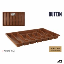 Besteckkasten Quttin 59 x 38 cm Thermoplastischer Kunststoff (12 Stück)