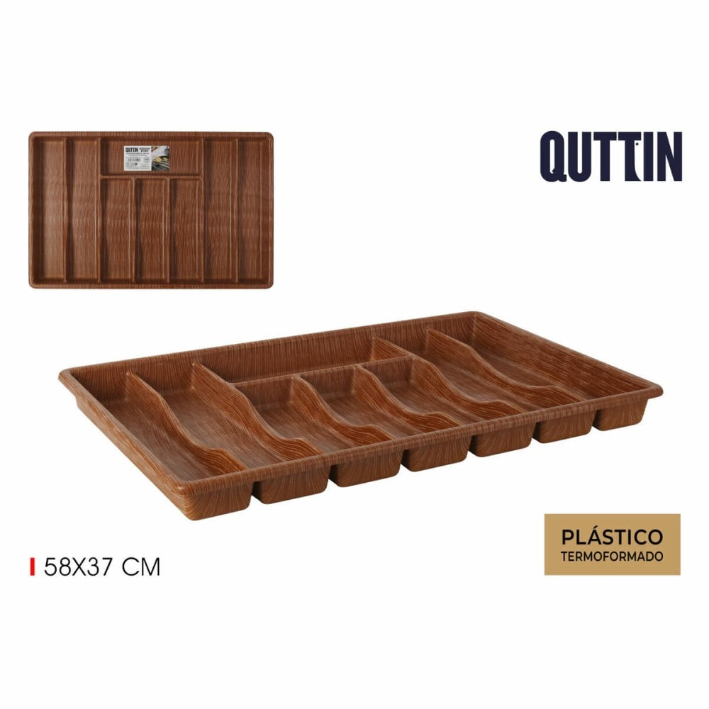 Besteckkasten Quttin 59 x 38 cm Thermoplastischer Kunststoff (12 Stück)