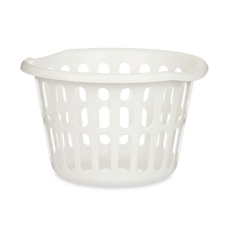 Basket Kipit 8066-W White polypropylene 27 L 40 x 25 x 40 cm (18 Units)