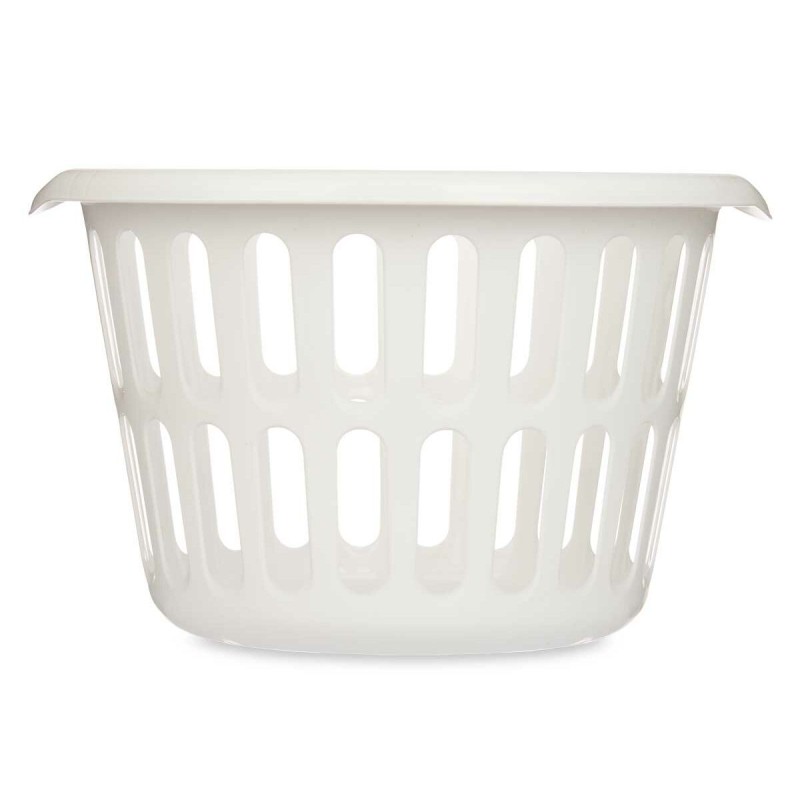 Basket Kipit 8066-W White polypropylene 27 L 40 x 25 x 40 cm (18 Units)