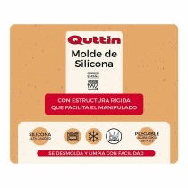 Moule pour four Quttin Silicone Rigide 31 x 28,5 x 5,3 cm (8 Unités)