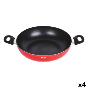 Non-stick frying pan Quttin Infinity Red 32 x 46 x 9 cm (4 Units)