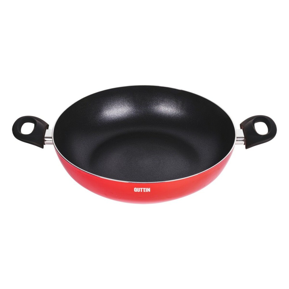 Non-stick frying pan Quttin Infinity Red 32 x 46 x 9 cm (4 Units)