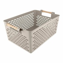 Panier Multi-usages Confortime Bois 37 x 23 x 15 cm (18 Unités)