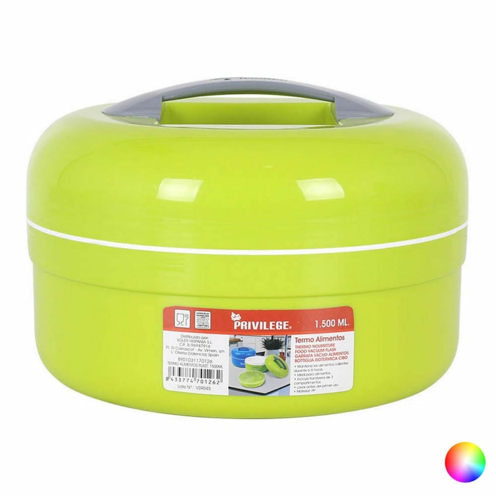 Thermoskanne für Lebensmittel Privilege 85285 Kunststoff 22 x 15 cm (8 Stück) (1,5 L)