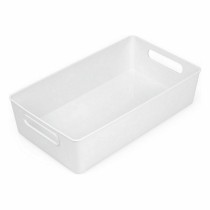 Panier Multi-usages Confortime Blanc 38 x 22 x 9,5 cm (10 Unités)