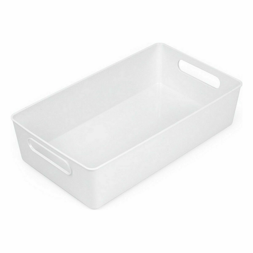 Panier Multi-usages Confortime Blanc 38 x 22 x 9,5 cm (10 Unités)