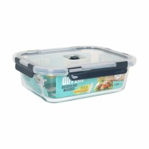 Hermetic Lunch Box Quttin Rectangular 1,5 L 23 x 17,8 x 7,6 cm (6 Units)