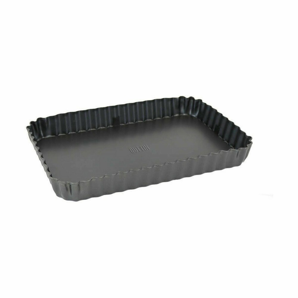 Moule amovible Quttin Noir Acier au carbone 31,5 x 21,5 x 3,5 cm (6 Unités)