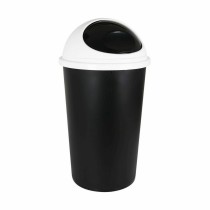 Rubbish Bin Tontarelli Big hoop White Black 45 L (10 Units)