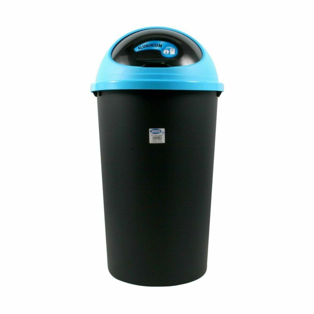 Rubbish Bin Tontarelli Big hoop Blue Black 50 L 39 x 39 x 72 cm (10 Units)