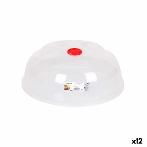 Microwave Cover with Valve Dem Montera Transparent Plastic 26 x 26 x 12 cm (12 Units)