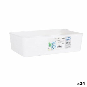 Drawer Organizer Dem White 27 x 18 x 7,5 cm (24 Units)