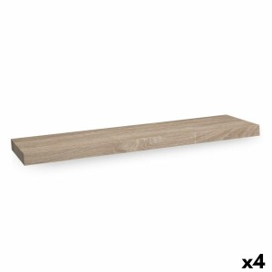 Etagère Confortime Bois MDF Marron 23,5 x 80 x 3,8 cm (4 Unités)