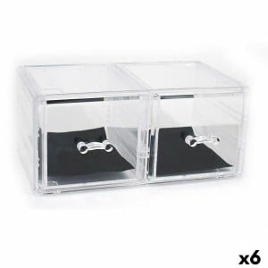 Organisateur polyvalent Confortime Plastique Transparent 23,8 x 15,3 x 10,8 cm (6 Unités)