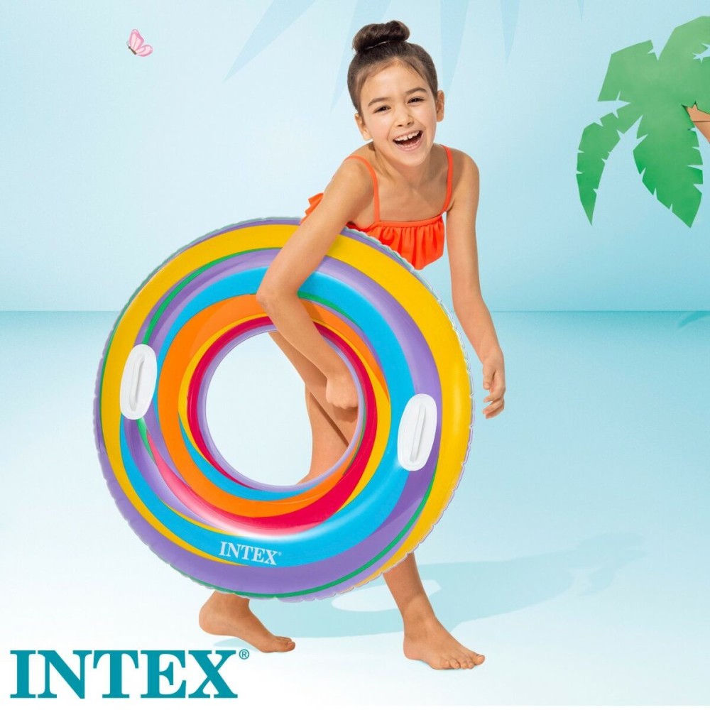 Aufblasbarer Donut-Schwimmhilfe Intex Ø 91 cm 91 x 22 x 91 cm (24 Stück)