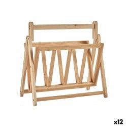 Magazine rack Kipit XJL146062 Brown Wood 30 x 37,5 x 36,5 cm (12 Units)